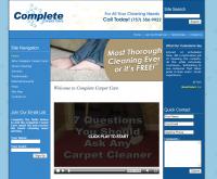 Visit our web design client Complete Carpet Care