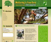 Visit our web design client McCarthys Tree Care