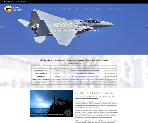 Website Design for: Global Technical Systems