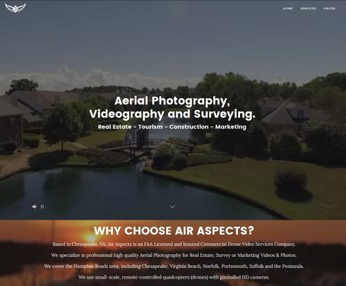Website Design for: Air Aspects